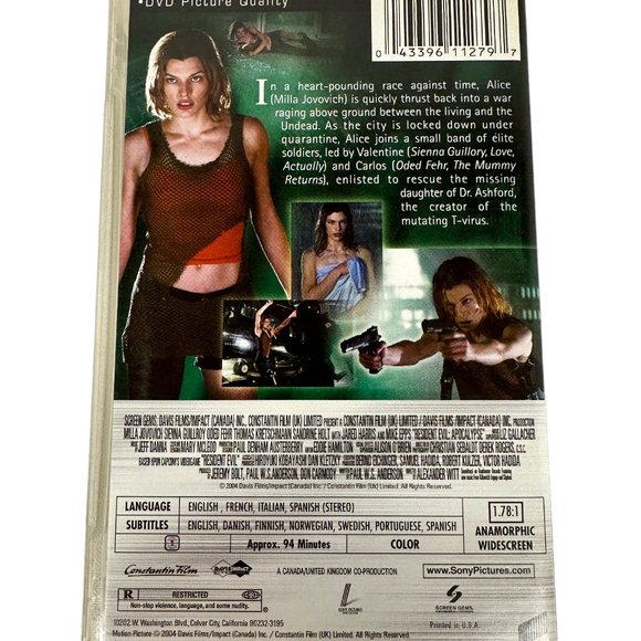 Sony PSP Resident Evil: Apocalypse UMD Movie - Picture 2 of 7